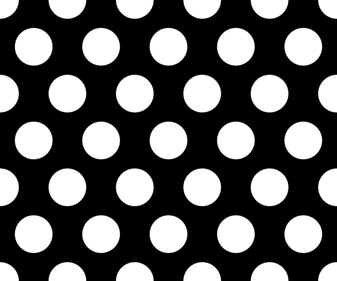 black and white polka dot pattern abstract background free vector